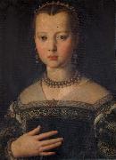 Agnolo Bronzino Portrait of Maria de'Medici oil on canvas